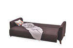 Alto Dark Brown 3-Seater Sofa Bed with Storage