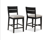 Mathis Black/Gray Counter Height Set