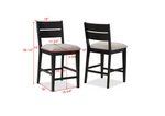 Mathis Black/Gray Counter Height Set