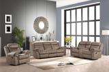 Andres Brown 3Pc Reclining Living Room Set