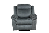 Andres Grey 3Pc Reclining Living Room Set