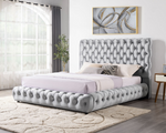 Dream Gray Queen Size Platform Bed