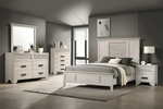 Sarter White Panel Bedroom Set