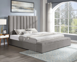 Valencia Gray Queen Size Platform Bed