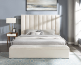 Valencia Beige Queen Size Platform Bed