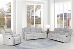 Oliver Silver 3pc Reclining Set