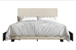 HH990 Platform Beige Queen Size Bed