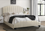 HH975 Platform Beige Queen Size Bed