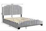 HH970 Platform Grey Queen Size Bed