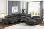 MILANO GRAY 6PC Power Reclining Sectional