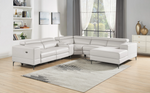 MILANO WHITE 6PC Power Reclining Sectional