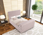 Future Pink King Size Platform Bed