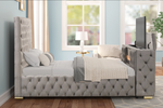 Future Grey Queen Size Platform Bed