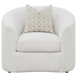 Rainn 3-Piece Upholstered Tight Back Living Room Set Latte