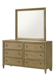 Sienna Rustic Natural Canopy Platform Bedroom Set