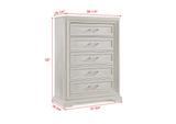 Alexandria Whitewash Panel Bedroom Set