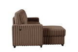 Poland MultiColor Reversible Sectional With Pull-Out Bed