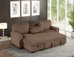 Poland MultiColor Reversible Sectional With Pull-Out Bed