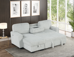 Poland MultiColor Reversible Sectional With Pull-Out Bed