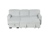 Poland MultiColor Reversible Sectional With Pull-Out Bed