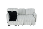 Poland MultiColor Reversible Sectional With Pull-Out Bed