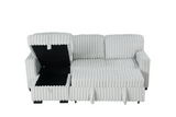 Poland MultiColor Reversible Sectional With Pull-Out Bed