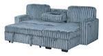 Poland MultiColor Reversible Sectional With Pull-Out Bed