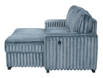 Poland MultiColor Reversible Sectional With Pull-Out Bed