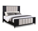 Kara Black Panel Bedroom Set - OLIVIA FURNITURE