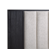 Kara Black Panel Bedroom Set - OLIVIA FURNITURE