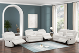 Heaven White 3pc Reclining Set