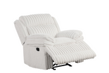 Heaven White 3pc Reclining Set