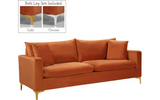 Meridian Naomi 2 Piece Velvet Living Room Set