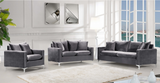 Meridian Naomi 2 Piece Velvet Living Room Set