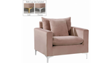 Meridian Naomi 2 Piece Velvet Living Room Set