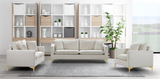 Meridian Naomi 2 Piece Velvet Living Room Set