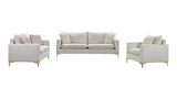 Meridian Naomi 2 Piece Velvet Living Room Set