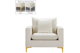 Meridian Naomi 2 Piece Velvet Living Room Set