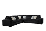 MARSHMALLOW Black OVERSIZED Sectional