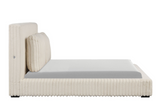 Lauren Beige Queen Size Platform Bed