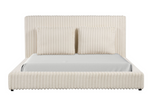 Lauren Beige Queen Size Platform Bed