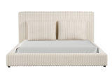 Lauren Beige Queen Size Platform Bed