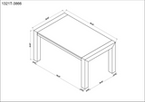 Dune Light Gray Genuine Marble Dining Set