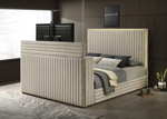 Villa White Queen Size Platform Bed