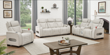 TOKYO 3PC Sand Power Reclining Set