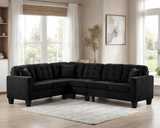 Logan2 Black Reversible Sectional