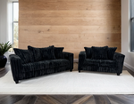 510 Black Sofa & Loveseat Set