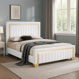 HH810 Beige Twin Size Bed