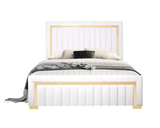 HH810 Beige King Size Bed - OLIVIA FURNITURE
