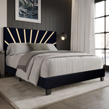 Nico Black King Size Platform Bed